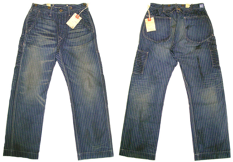 Double RL(RRL) Wabash Stripe Painter Pants W29 Vintage加工 USA製