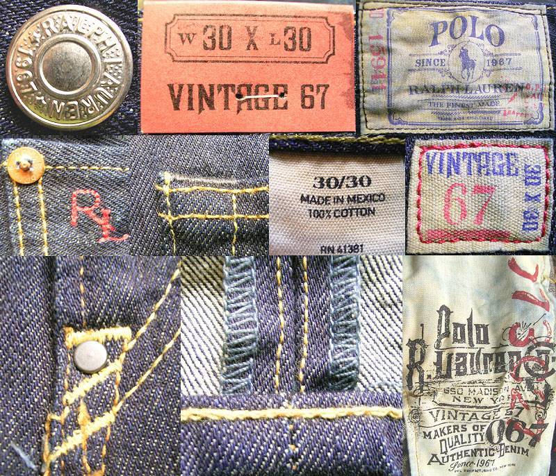 POLO by Ralph Lauren Vintage 67 JEANS One Wash ポロ・ラルフ ジーンズ - Luby's （ルビーズ）