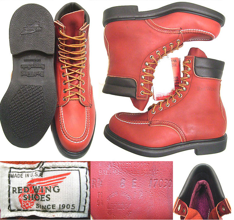 Deadstock 1987-96'S RED WING 1214 オロ・ラセット 8inch Made in USA ...