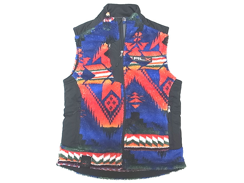 RLX Navajo Fleece Vest ラルフ アールエルエックス ナバホ柄 フリース