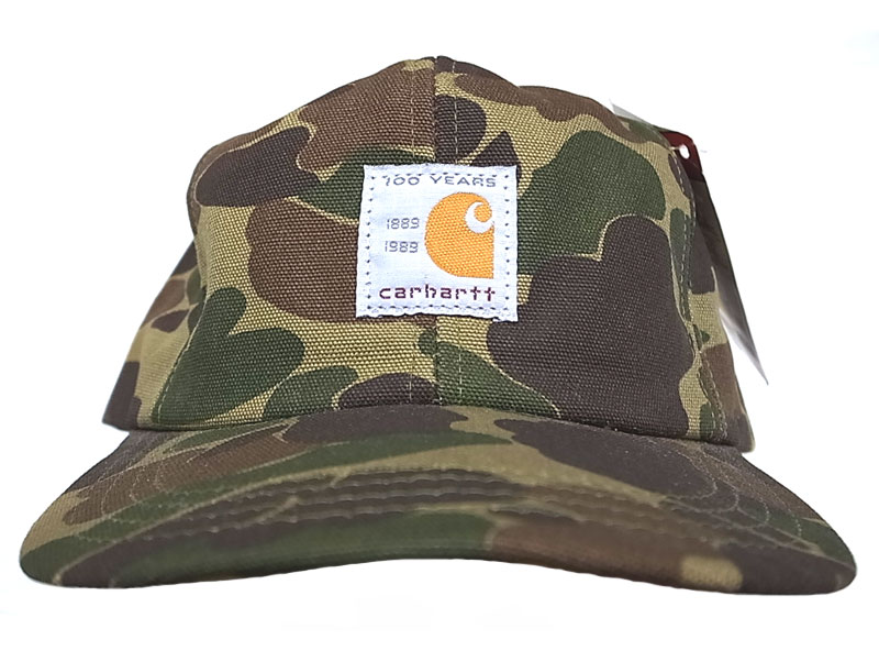 Deadstock 1989'S Carhartt Camouflage Duck Cap【カーハート 100周年