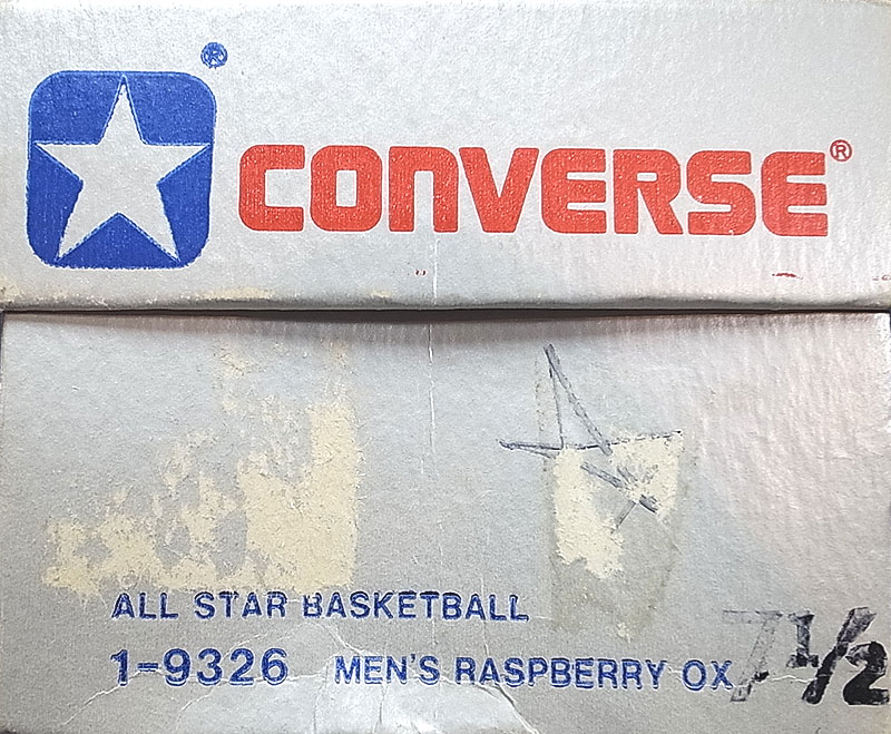 Deadstock 1980'S(Late) CONVERSE ALL STAR OX RASPBERRY USA製 銀箱 ...