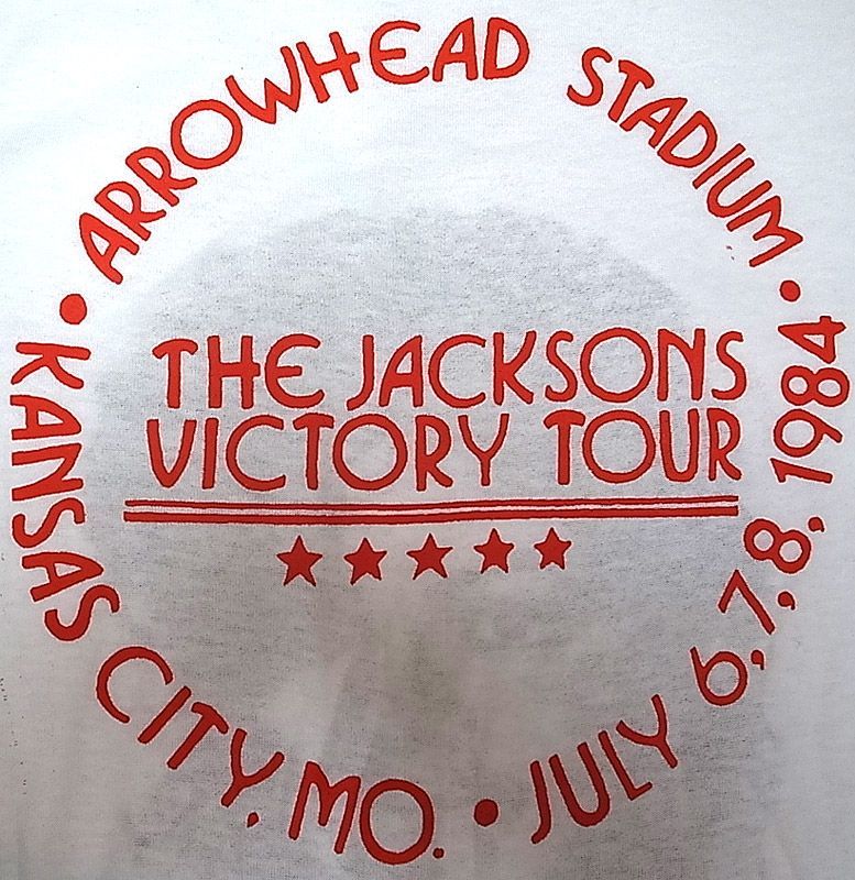 Deadstock 1984'S THE JACKSONS VICTORY TOUR RingerT マイケル