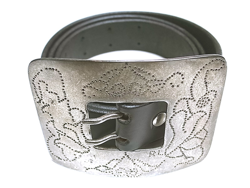 Ralph Lauren Collection Metal Carving Beltラルフ・ローレン ・彫銀