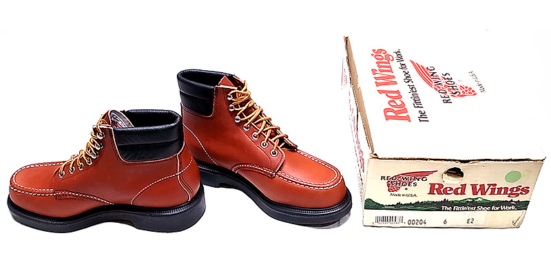 Deadstock 1991'S RED WING 204 6inch Oro Russet×Super Sole USA製 箱 
