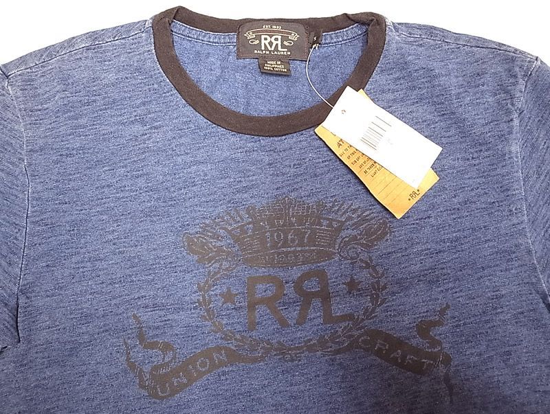 Double RL(RRL) Indigo Ringer T-Shirts ダブルアールエル インディゴ 