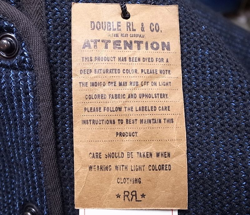 Double RL(RRL) Indigo Beach Vest ダブルアールエル インディゴ 