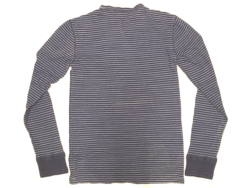 Double RL(RRL) Indigo Border Henley Neck L/S インディゴ・ヘンリー ...