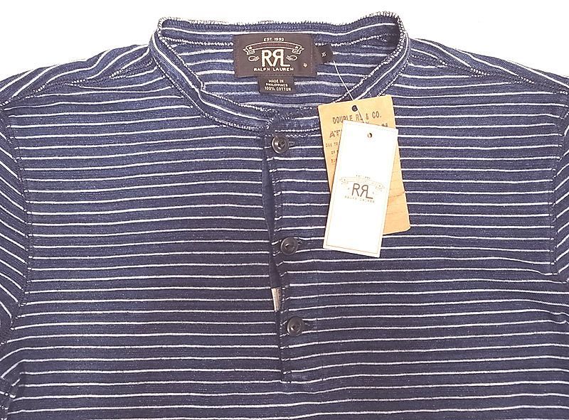 通販サイト DOUBLE RL POLO RALPH LAUREN ヘンリーネックカットソー