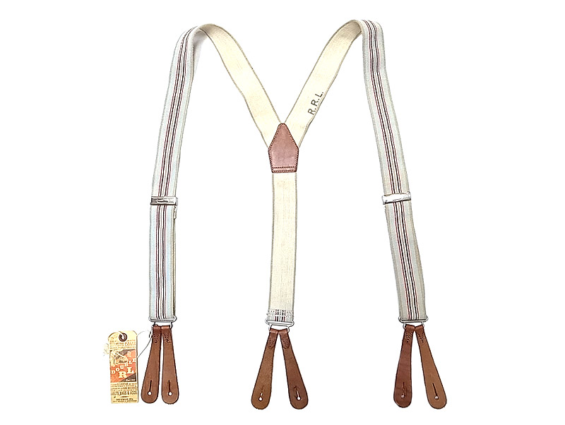 Double RL(RRL) Stripe ‎Suspenders #2 ダブルアールエル サスペンダー