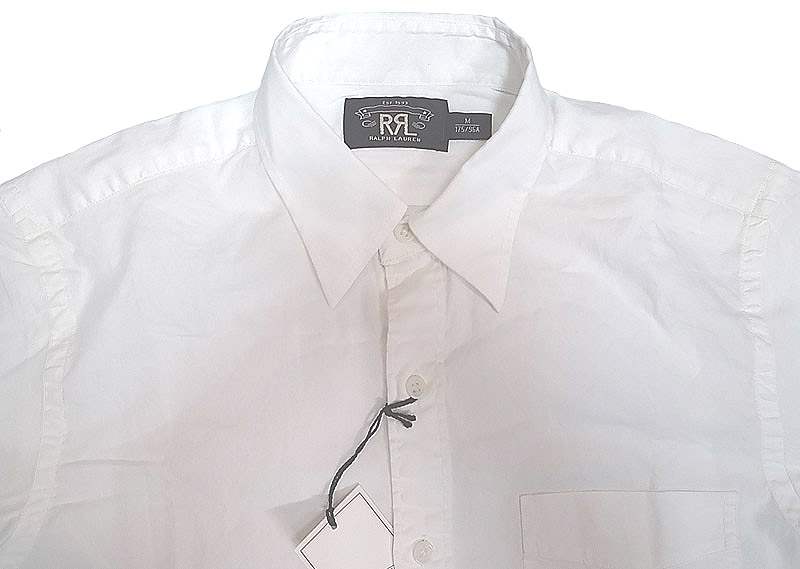 Double RL(RRL) White Cotton Shirts ダブルアールエル 白 コットン
