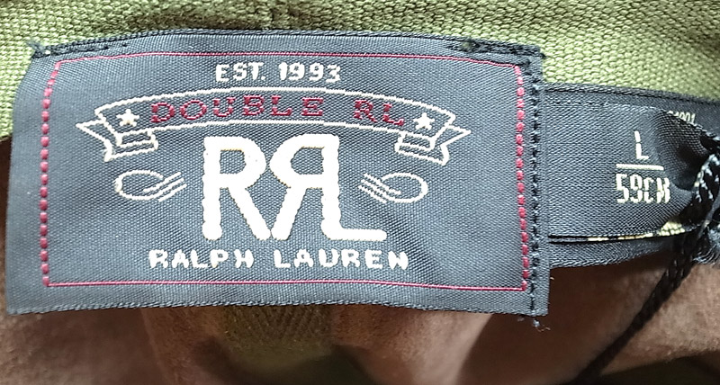 Double RL(RRL) Leather Survice Cap 本革レザー ミリタリー サービス 