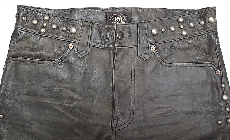Double RL(RRL) STATZ Leather Pants ダブルアールエル 本革 レザー 