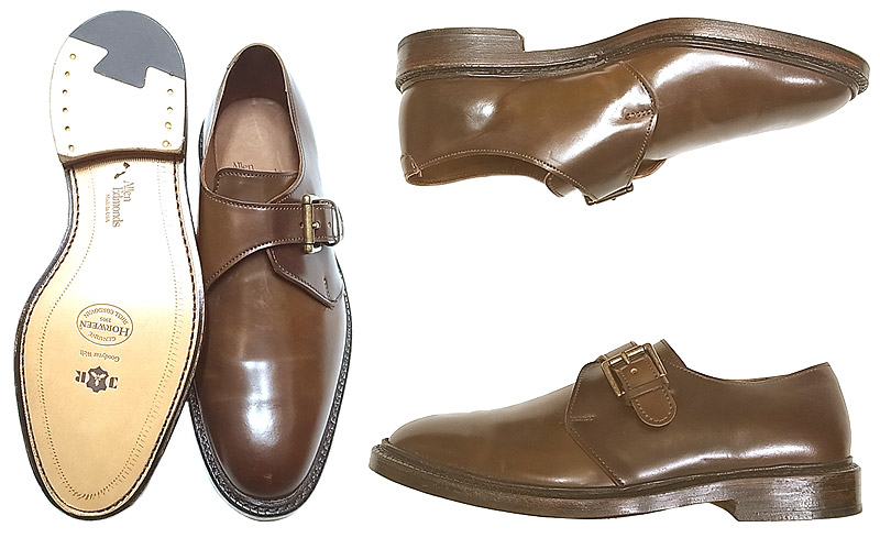 Allen Edmonds Nowick Brown CORDOVAN コードバン モンクストラップ