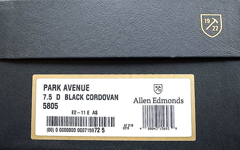 Allen Edmonds Park Avenue CORDOVAN パークアベニュー コードバン USA