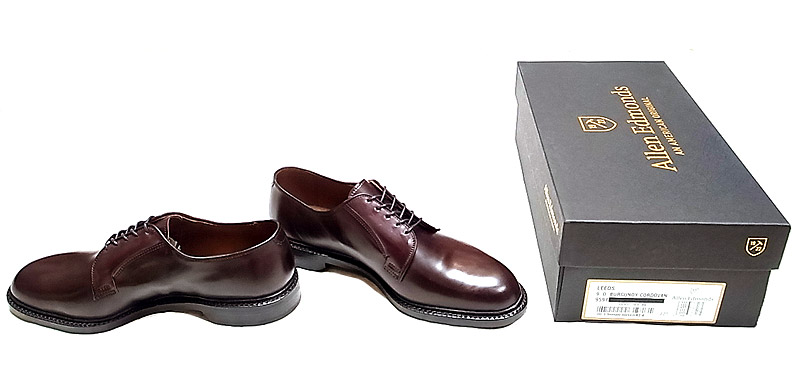 Allen Edmonds Leeds Burgundy CORDOVAN リーズ コードバン USA製 靴袋