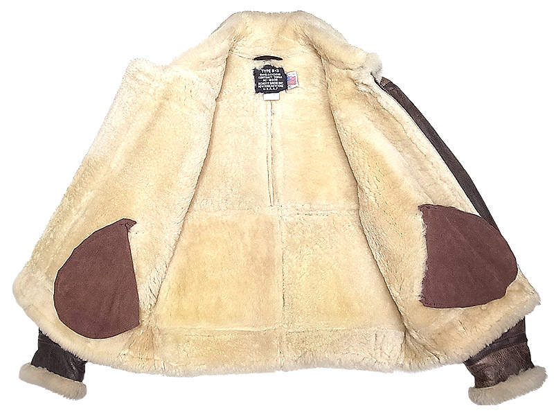 Deadstock 1990'S Schott B-3 Sheepskin（本革）ショットムートン 