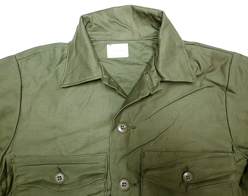 Deadstock 1975'S US.ARMY SATEEN UTILITY SHIRT サテン