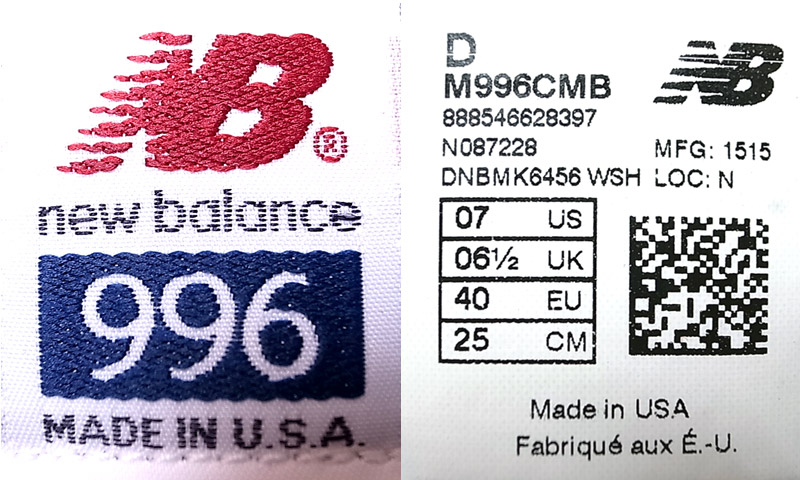 New Balance M996CMB Nylon Mesh ×Blue Suede ニューバランス アメリカ ...