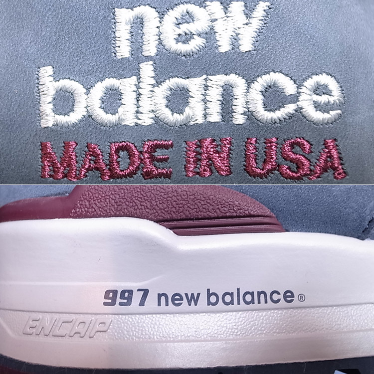 New Balance M997DGM Nylon Twill×‎Nubuck Leather ニューバランス