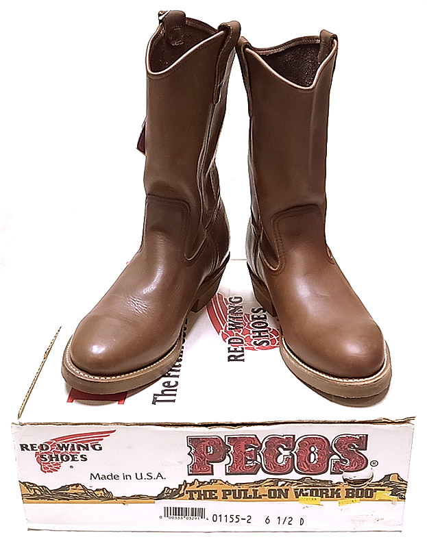 Deadstock 1987-1997'S RED WING 1155-2 PECOS BOOT Made in USA 箱付