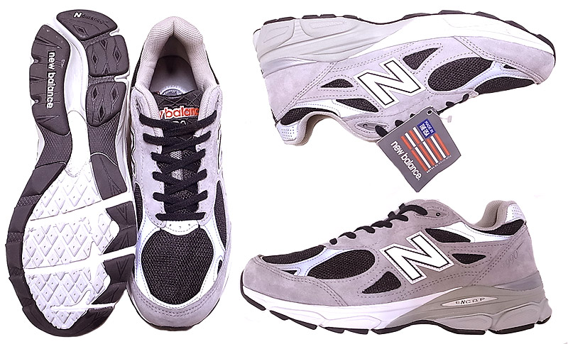 New Balance M990GR3 Made in USA ニューバランス 990 灰×黒 アメリカ ...