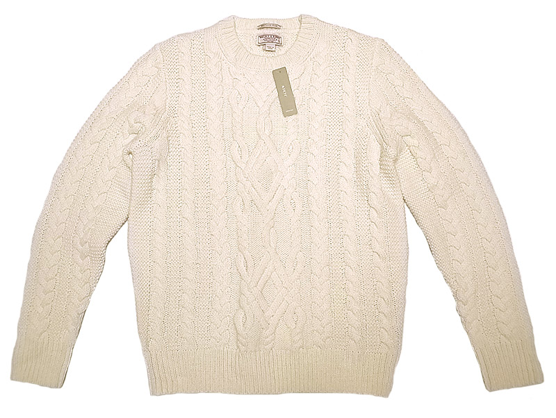 WALLACE & BARNES by J.Crew Shetland Fisherman's Cable Sweater