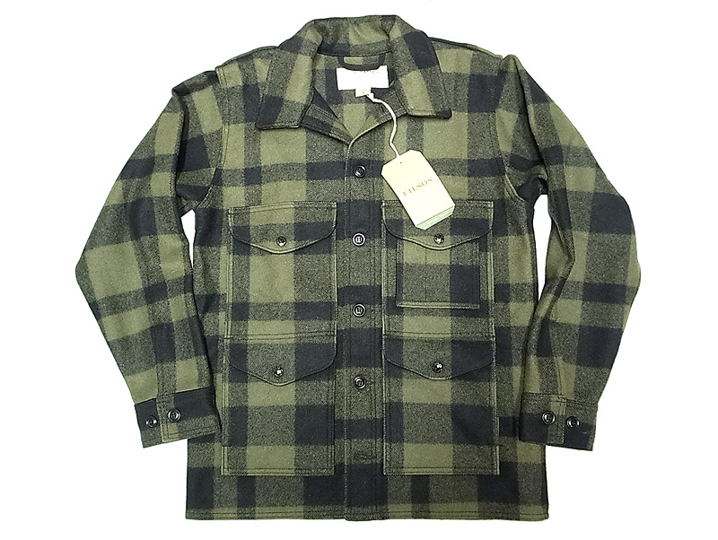 Filson Mackinaw Cruiser GREEN/BLACK フィルソン マッキーノ ...