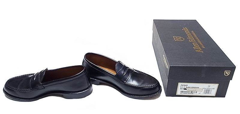 Allen Edmonds Patriot Black CORDOVAN パトリオット コードバン USA製 箱付 - Luby's （ルビーズ）