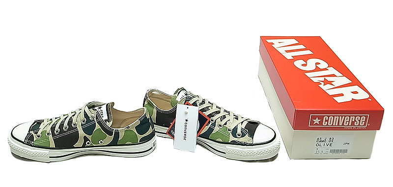 CONVERSE LIMITED ALL STAR J 83 CAMO OX オールスター 83 カモフラ 赤 ...