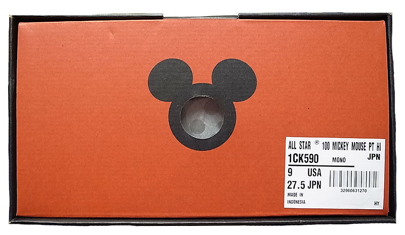 SALE】ALL STAR HI 100th MICKEY MOUSE MONO 100周年記念ミッキー 