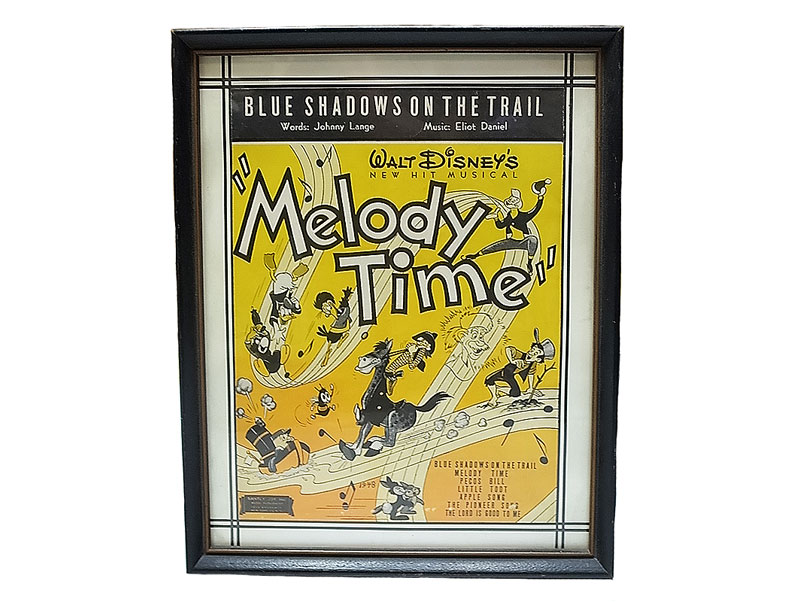 Walt Disney S 1948 S Melody Time ディズニー メロディタイム サイン 額装 Luby S ルビーズ