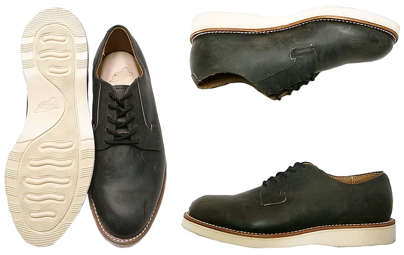 Red Wing 3103 Heritage Work Postman Oxford (Charcoal Rough ...