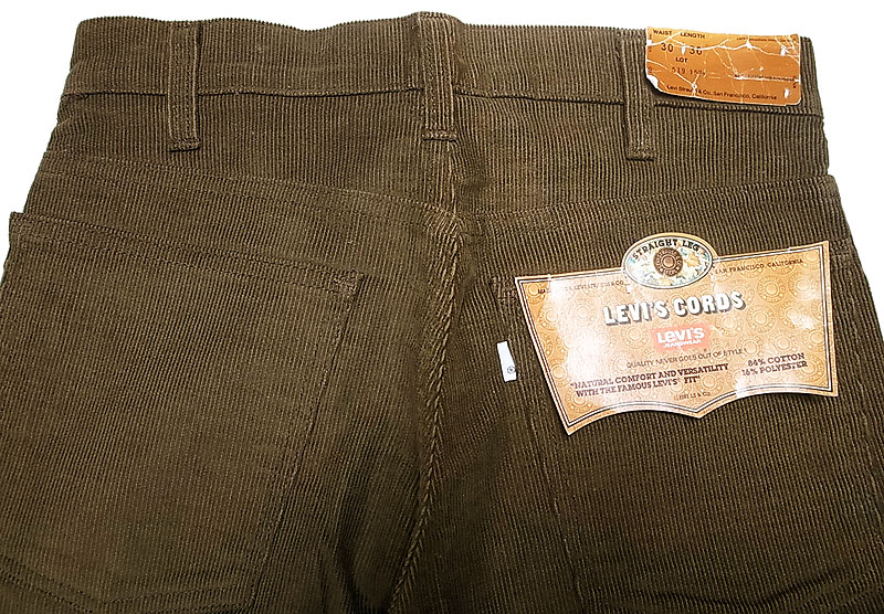 Deadstock 1982'S LEVI'S 519 CORD'S リーバイス コーデュロイ