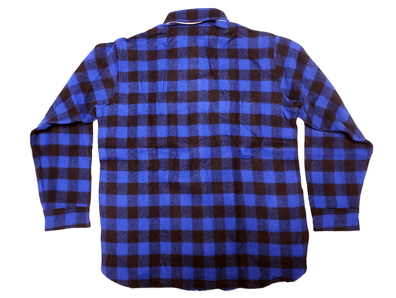 Deadstock 1980'S(Late) Woolrich Buffalo Plaid (青×黒） Shirts Made 