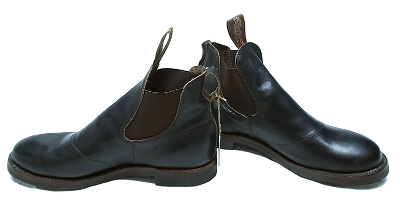 格安通販 RRLサイドゴアブーツ(ハーフラバー付き) - 靴