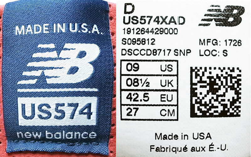 NEW BALANCE US574XAD MADE IN U.S.A.新品未使用