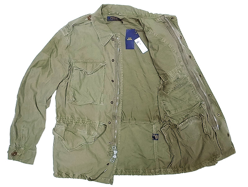 超極上品 ポロラルフローレン M43 フィールドジャケット  USアーミー XS ミリタリージャケット 【セール】