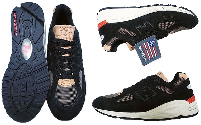 New Balance M990CDB2 Made in USA ニューバランス 990 黒×金茶 アメリカ製 - Luby's （ルビーズ）