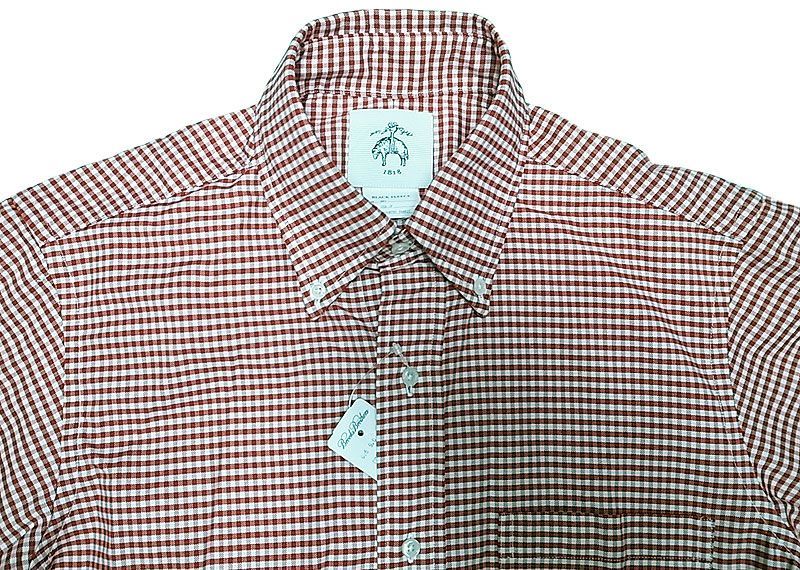 BLACK FLEECE by BROOKS BROTHERS ブラックフリース Gingham Oxford 