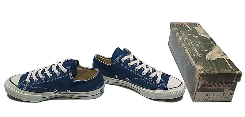 Deadstock 1970'S CONVERSE ALL☆STAR(Chuck Taylor) 紺 3星 USA製 箱 