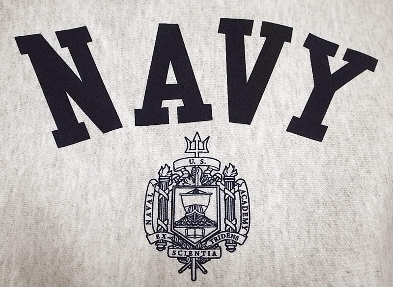 USNA (US Naval Academy) Champion® RW hoodie リバースウィーブ