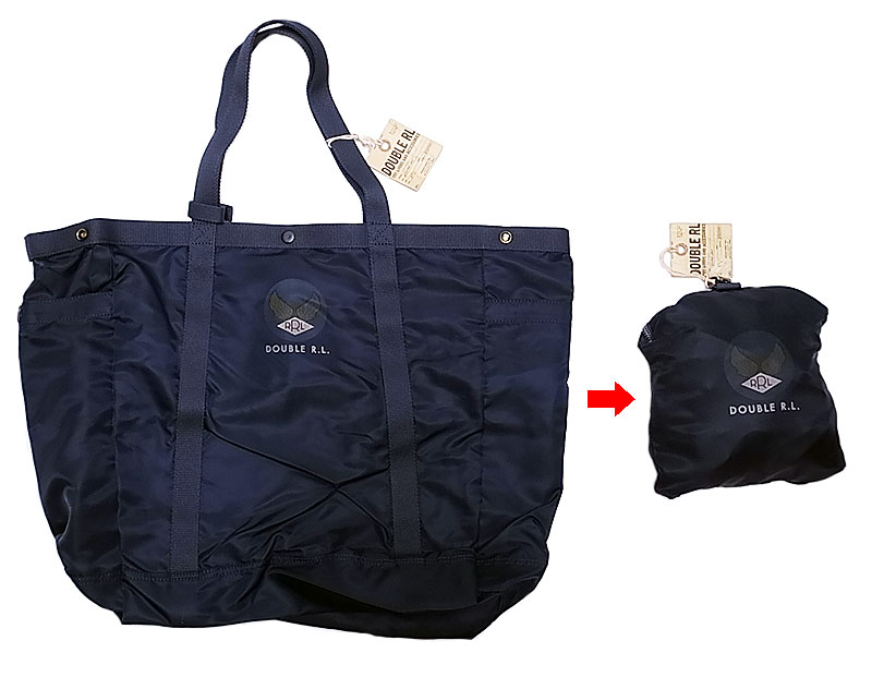 Double RL(RRL) Packable Tote Bag ダブルアールエル 折畳式 トート