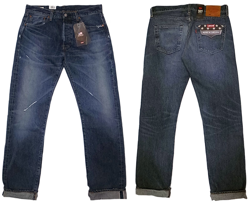 LEVI'S®PREMIUM 501® MADE IN USA Vintage Rinse 赤ミミ ビッグE ...