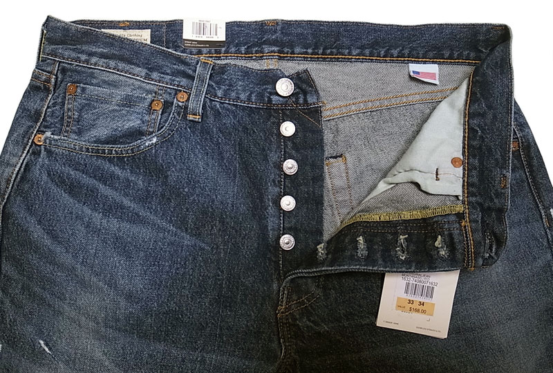 LEVI'S®PREMIUM 501® MADE IN USA Vintage Rinse 赤ミミ ビッグE