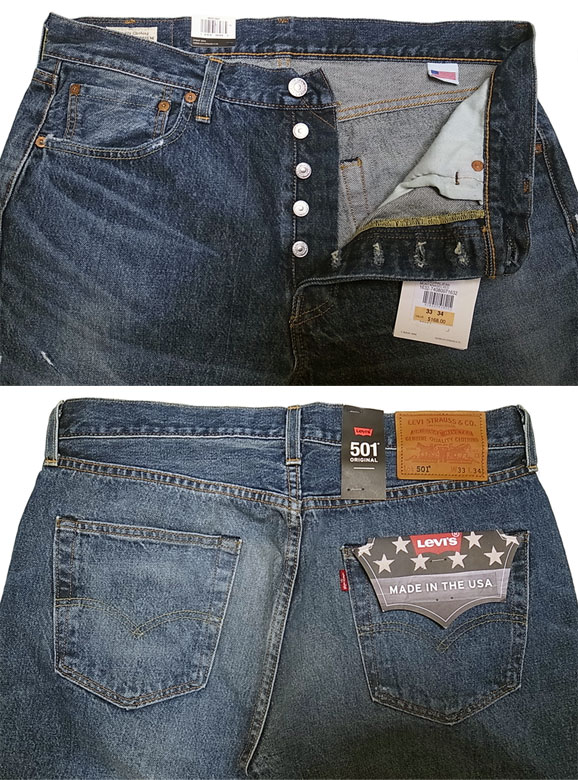 LEVI'S®PREMIUM 501® MADE IN USA Vintage Rinse 赤ミミ ビッグE 