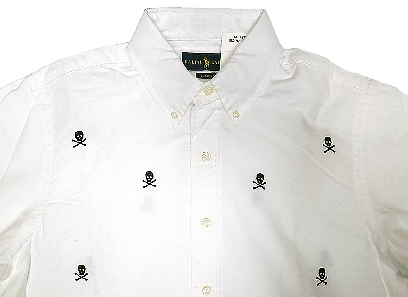 Ralph Lauren Skull Oxford B.D. Shirts Classic Fit オックスフォード 