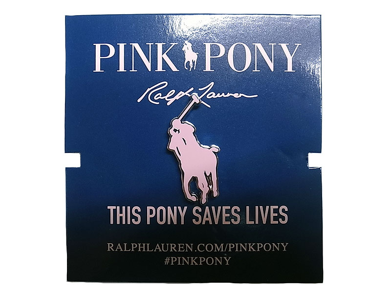 RALPH LAUREN PINK PONY PIN 