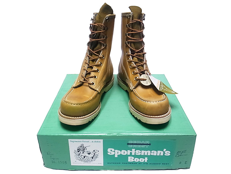 CEDAR CREST Sportsman's Boot1555 1980'S NOS セダークレスト 8インチ ...