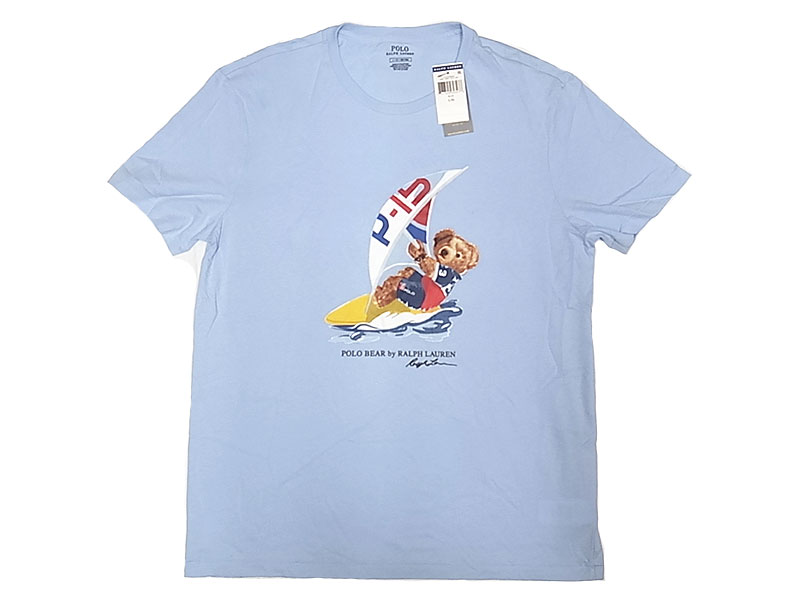 POLO BEAR by RALPH LAUREN Tee ポロ・ベアー プリント Tシャツ ブルー